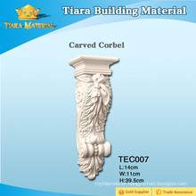 Low price high quality PU carved corbels for home plans